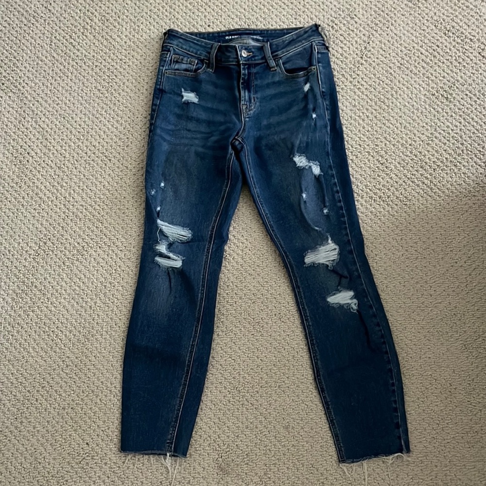 Like New Women’s Mid-Rise Distressed Jean